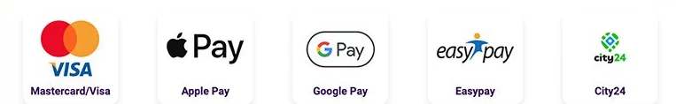 Платіжні методи Cosmolot: Mastercard, Visa, Apple Pay, Google Pay, Easypay, City24